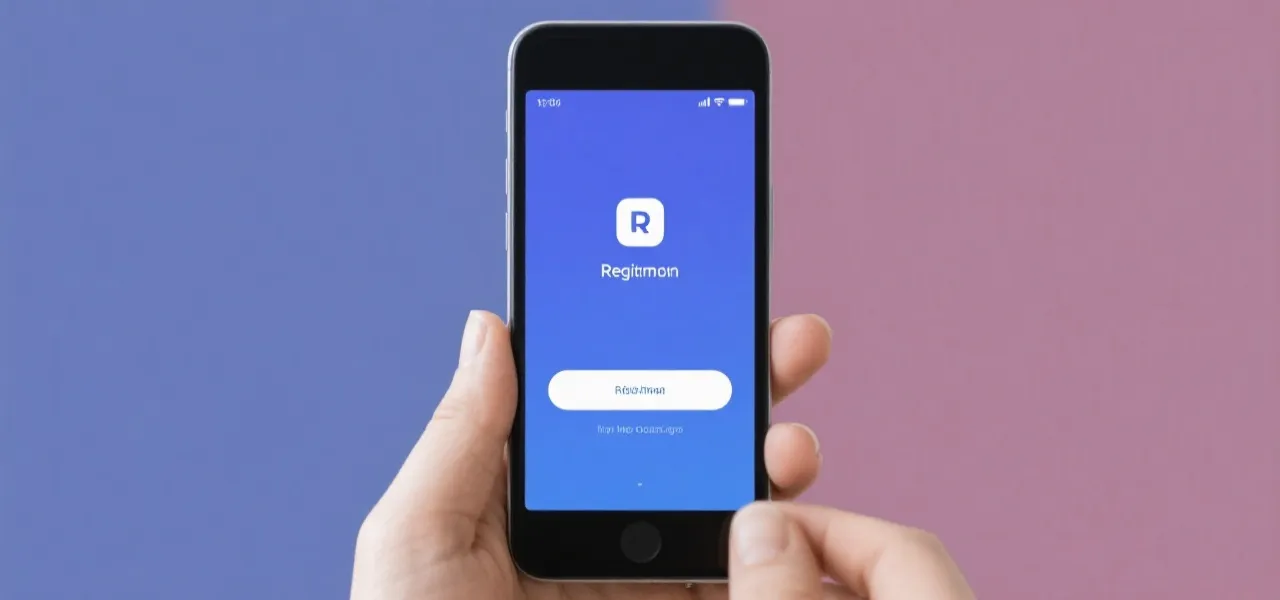 快速注册示意图